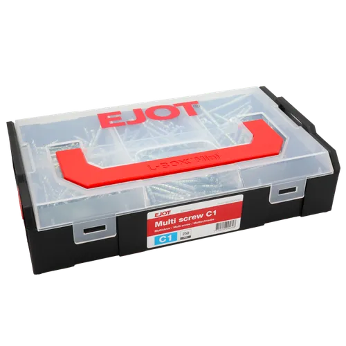 Sortimentlåda Multiskruv Minibox