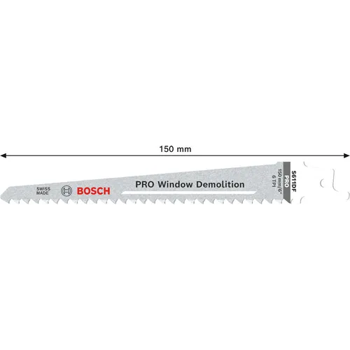 Tigersågblad S 611 DF PRO Window Demolition 150 mm, 25-pack