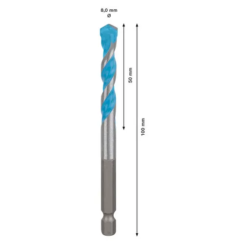 Borr MultiConstruction EXPERT HEX-9 8x50/100 mm