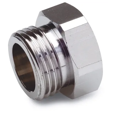 Övergångsnippel M22x1/R15 Invändig/Utvändig gänga 