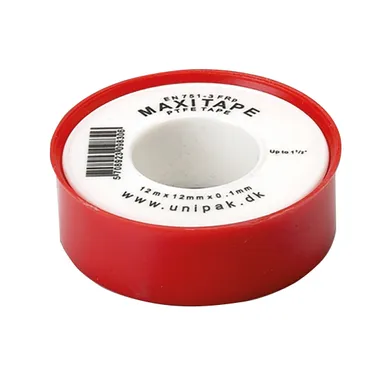 Gängtätningstejp 12 mm, 12 m