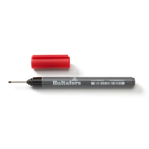 Djuphålsmärkare tusch, Röd