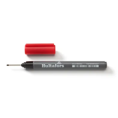 Djuphålsmärkare tusch, Röd