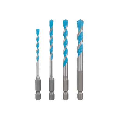 Borrset HEX Multiconstruction 4-8 mm,  4-delar