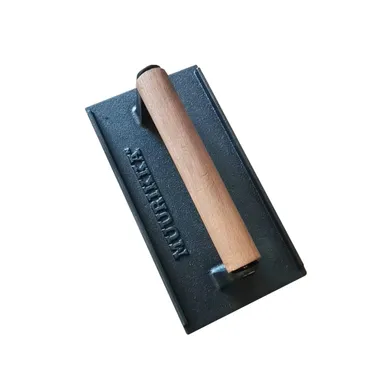 Grillpress rektangulär Gjutjärn