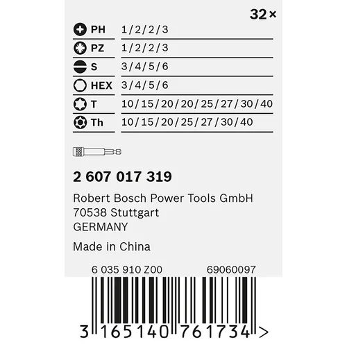 Bitsset Extra Hard 32 delar