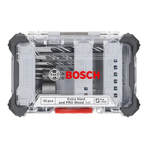 Borr- och bitsset Wood Pro 35 delar