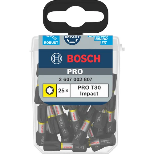 Bits Torx 25 mm Impact Tictac T30, 25-pack