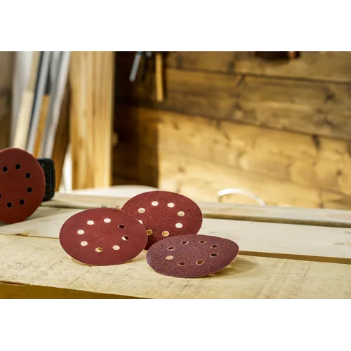 Slippappersats 125 mm Mix 25 delar