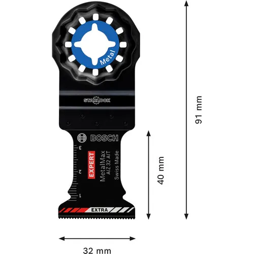 Sågblad Multiverktyg AIZ 32 AIT Metall 40x32 mm, 1-pack