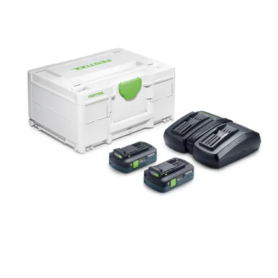 Laddpaket SYS3 TBX 18 V 2x4.0 Ah, TCL 6 Duo