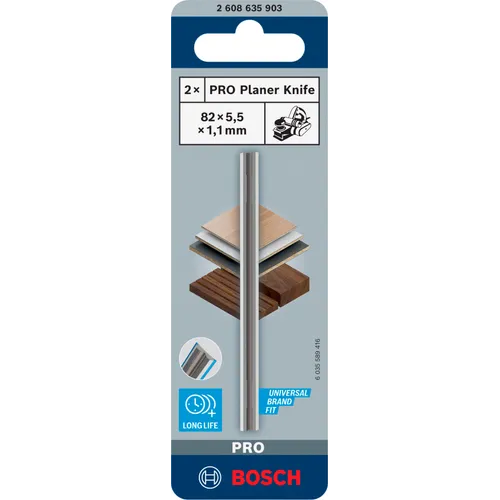 Hyvelkniv Pro HM 82 mm, 2-pack