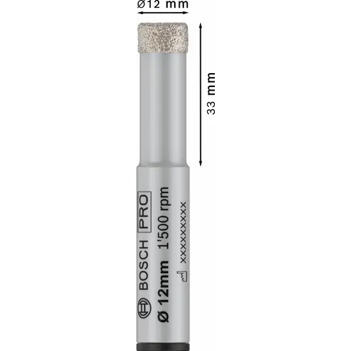 Diamantborr Pro Ceramic, 12 mm