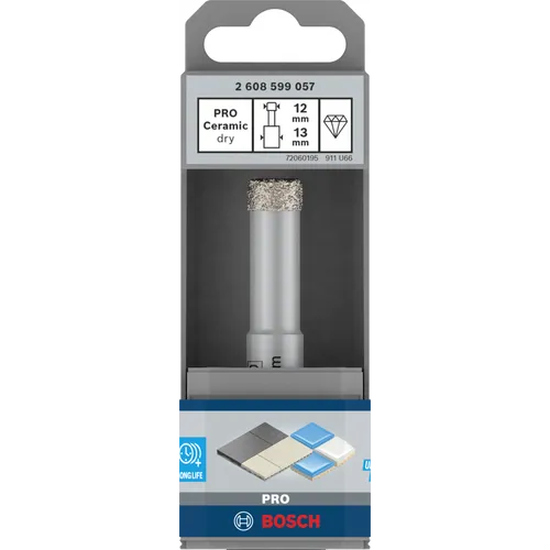 Diamantborr Pro Ceramic, 12 mm