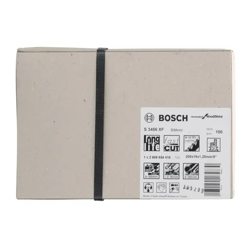 Tigersågblad S 3456 XF Trä/Metall 200 mm, 100-pack