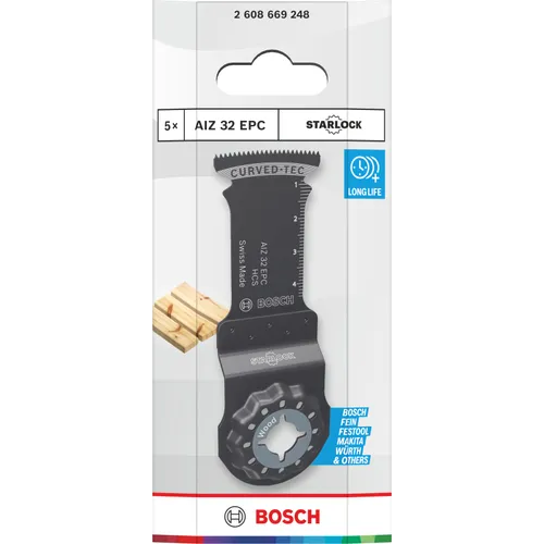 Sågblad Multiverktyg AIZ 32 EPC Trä 32x50 mm, 5-pack