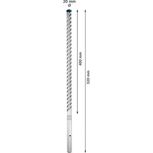 Hammarborr Expert SDS-Max 8X 20x400/520 mm