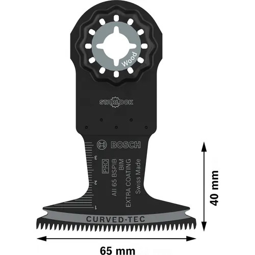 Sticksågblad Pro AII 65 BSPIB 65 mm, 1-pack