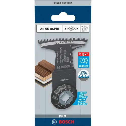 Sticksågblad Pro AII 65 BSPIB 65 mm, 1-pack