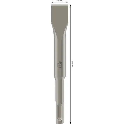 Flatmejsel SDS Plus-4C  20x140 mm