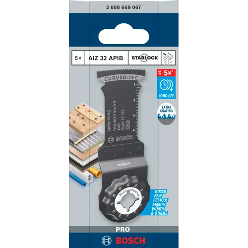 Sågblad Multiverktyg AIZ 32 APIB Multi 32x50 mm, 5-pack