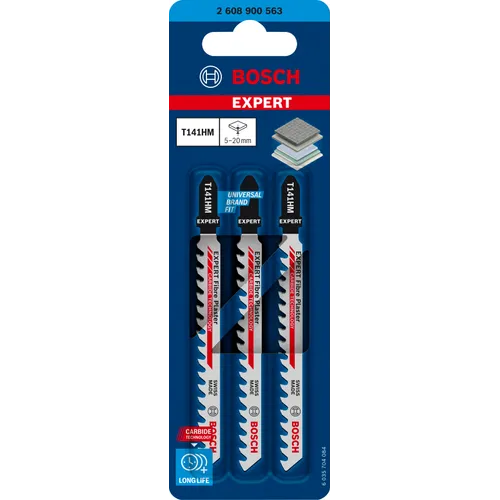 Sticksågblad T 141 HM Komposit 100 mm, 3-pack