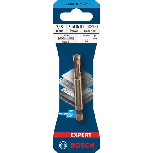 Centreringsborr HSS-Co 7,15x65 mm