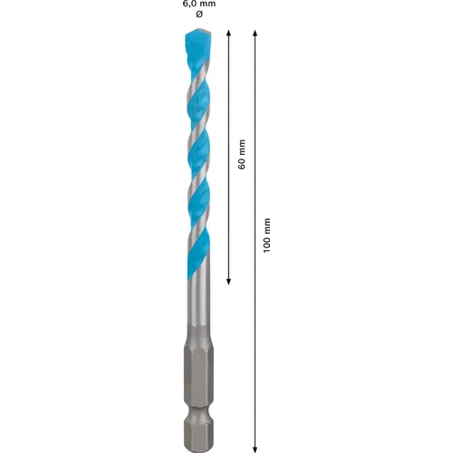 Borr MultiConstruction EXPERT HEX-9 6x60/100 mm