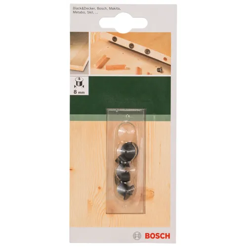 Pluggmonteringssats 8 mm, 4-pack