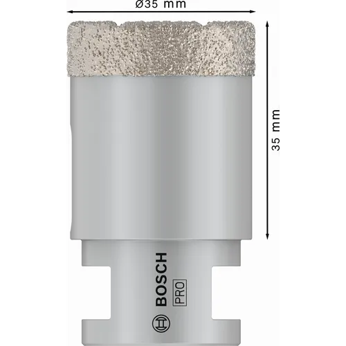 Diamanthålsåg Dry Speed 35x35 mm