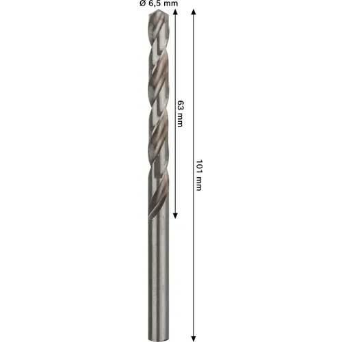 Metallborr PRO HSS-G 6,5x101 mm, 1-pack