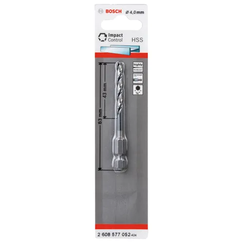 Metallborr HSS-G Impact 4 mm, 1-pack