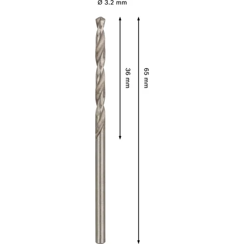 Metallborr PRO HSS-G 3,2x65 mm, 2-pack