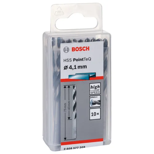 Metallborr HSS PointTeQ 4,1 mm, 10-pack