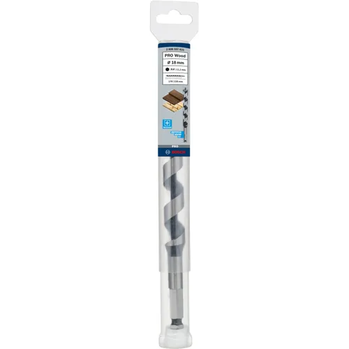 Träspiralborr, sexkantsskaft 18x170/235 mm, 1-pack