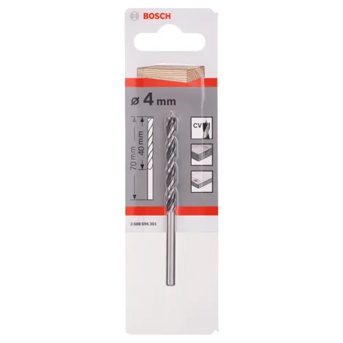 Träspiralborr standard 4x43/75 mm, 1-pack