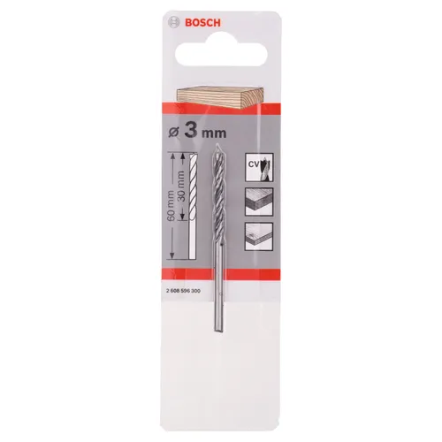 Träspiralborr standard 3x33/61 mm, 1-pack