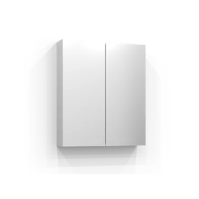 Spegelskåp Dalby, 2-dörrar,  60x70x13 cm, Vit