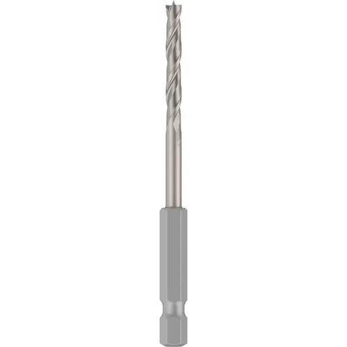 Träspiralborr, 1/4-tum insexskaft 4x43/88 mm, 1-pack