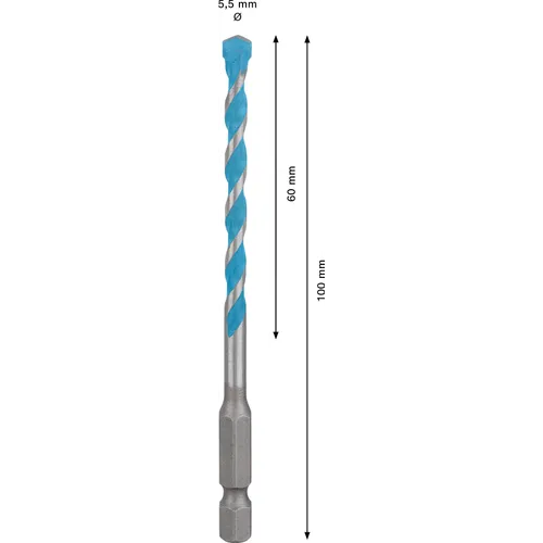 Borr MultiConstruction EXPERT HEX-9 5,5x60/100 mm