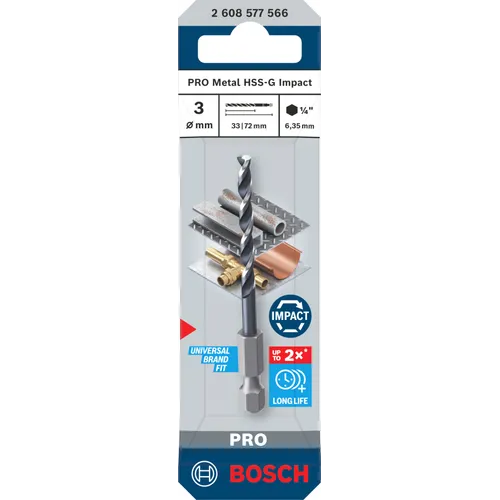 Metallborr HSS-G Impact 3,0 mm, 1-pack