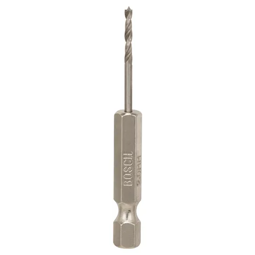 Träspiralborr, 1/4-tum insexskaft 2x24/62 mm, 1-pack