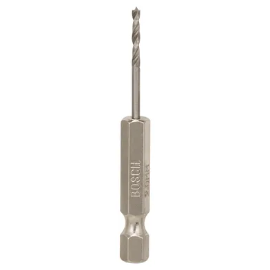 Träspiralborr, 1/4-tum insexskaft 2x24/62 mm, 1-pack