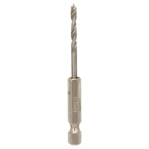 Träspiralborr, 1/4-tum insexskaft 3x33/74 mm, 1-pack
