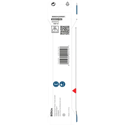 Träspiralborr, 1/4-tum insexskaft 6x63/106 mm, 1-pack
