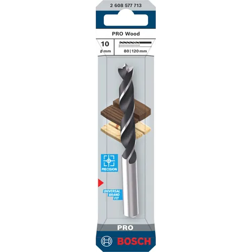 Träspiralborr pro 10x80/120 mm, 1-pack