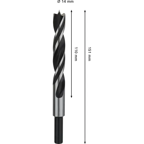 Träspiralborr pro 14x110/151 mm, 1-pack