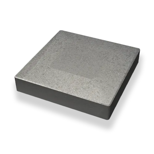 Stolptopp Slät Välvd 400x400x80/70 mm, Grafit