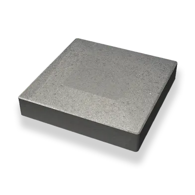 Stolptopp Slät Välvd 400x400x80/70 mm, Grafit