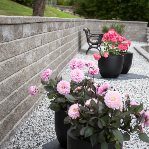 Mursten Megawall Garden 400x200x150 mm, Grå
